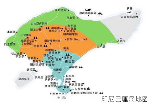 印尼巴厘岛地图