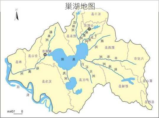 巢湖地图