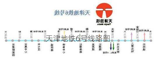 天津地铁6号线路图