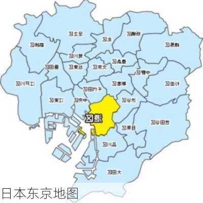 日本东京地图