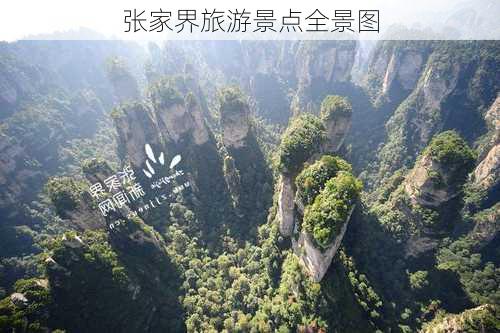 张家界旅游景点全景图