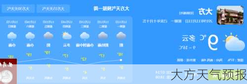 大方天气预报