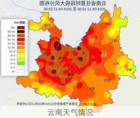 云南天气情况