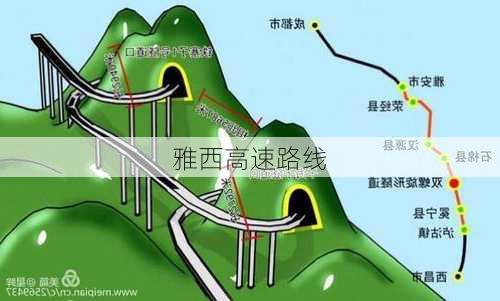 雅西高速路线