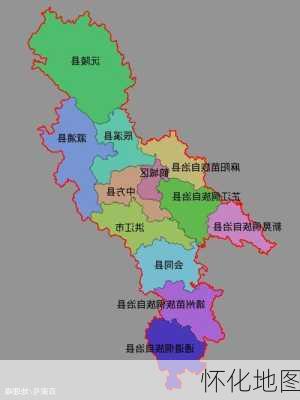 怀化地图