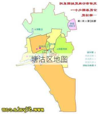 塘沽区地图