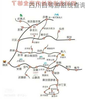 四川自驾游路线查询