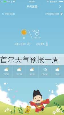 首尔天气预报一周