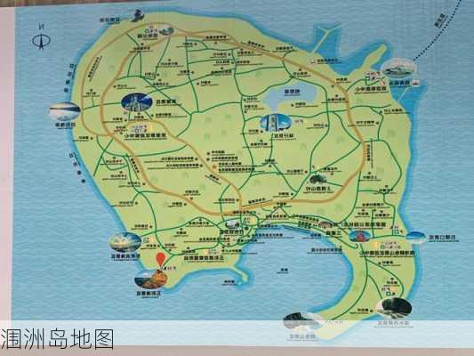 涠洲岛地图