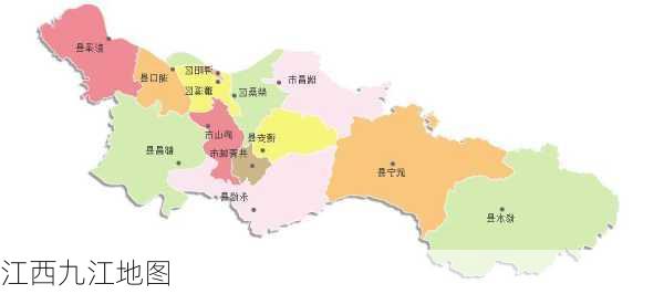 江西九江地图