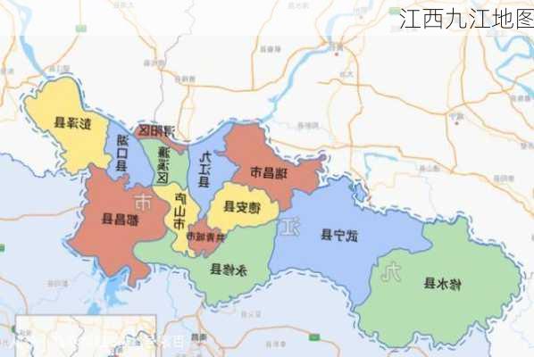 江西九江地图