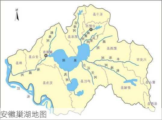 安徽巢湖地图