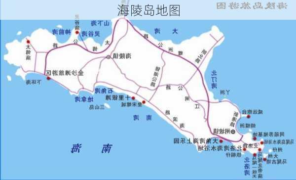 海陵岛地图