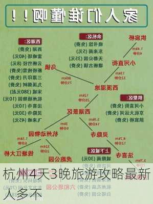 杭州4天3晚旅游攻略最新人多不