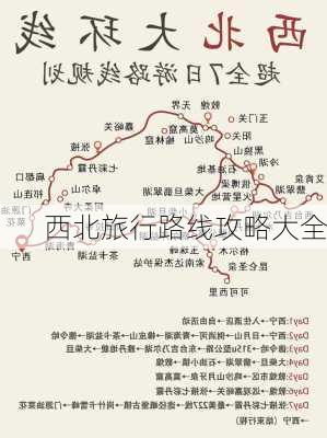 西北旅行路线攻略大全