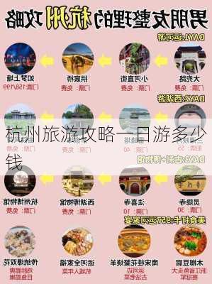 杭州旅游攻略一日游多少钱