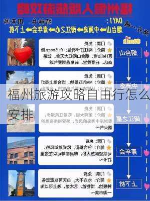 福州旅游攻略自由行怎么安排