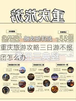 重庆旅游攻略三日游不报团怎么办