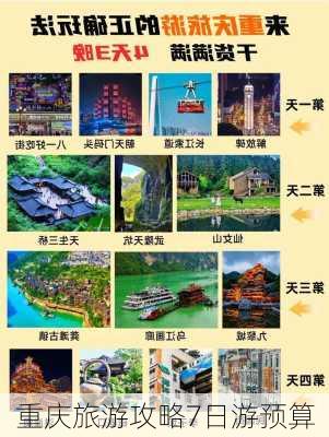 重庆旅游攻略7日游预算