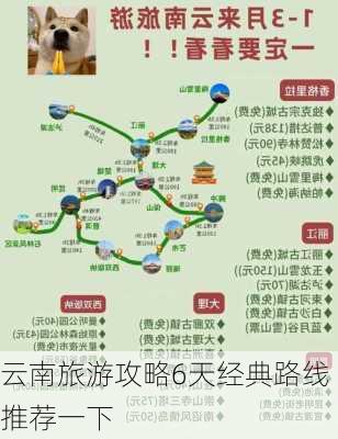 云南旅游攻略6天经典路线推荐一下