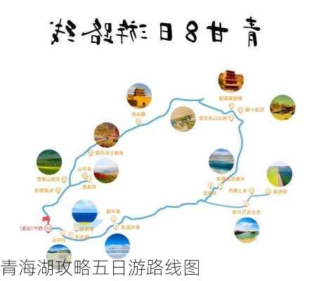 青海湖攻略五日游路线图