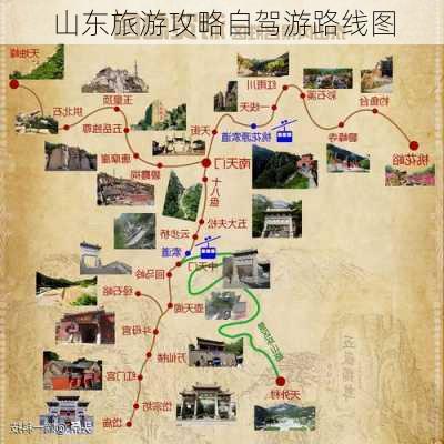 山东旅游攻略自驾游路线图