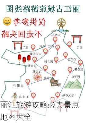 丽江旅游攻略必去景点地图大全