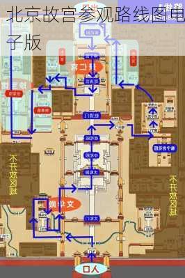 北京故宫参观路线图电子版