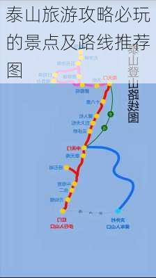 泰山旅游攻略必玩的景点及路线推荐图