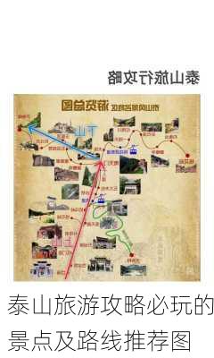 泰山旅游攻略必玩的景点及路线推荐图