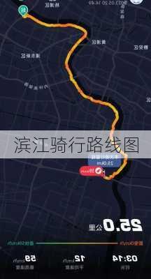 滨江骑行路线图