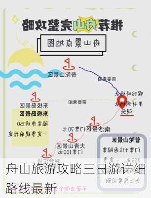 舟山旅游攻略三日游详细路线最新