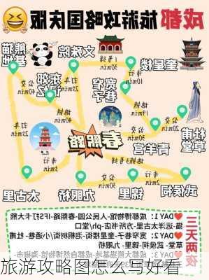 旅游攻略图怎么写好看