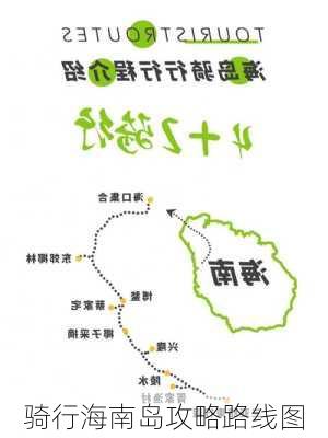 骑行海南岛攻略路线图