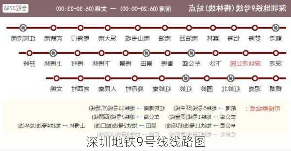 深圳地铁9号线线路图