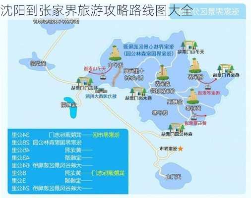 沈阳到张家界旅游攻略路线图大全