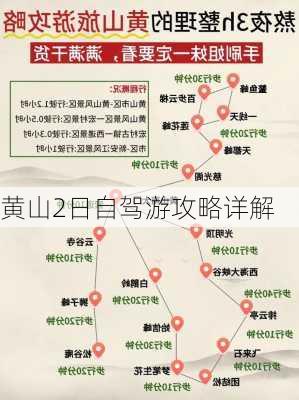 黄山2日自驾游攻略详解