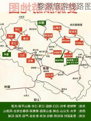 婺源旅游线路图