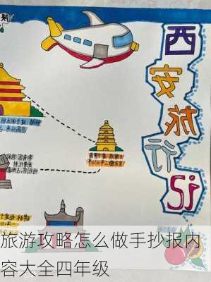 旅游攻略怎么做手抄报内容大全四年级