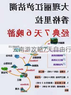 云南游攻略7天自由行