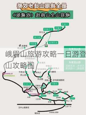 峨眉山旅游攻略一日游登山攻略图