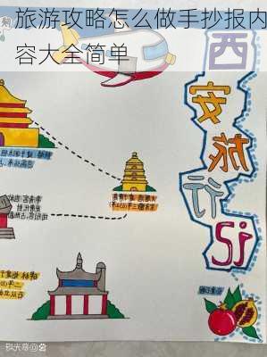 旅游攻略怎么做手抄报内容大全简单