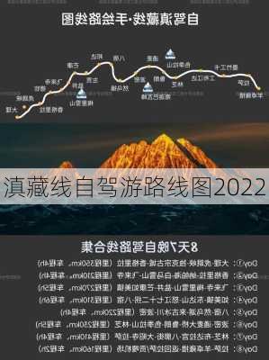 滇藏线自驾游路线图2022