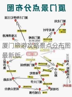 厦门旅游攻略景点分布图最新版