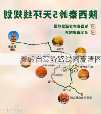 秦岭自驾游路线图高清图