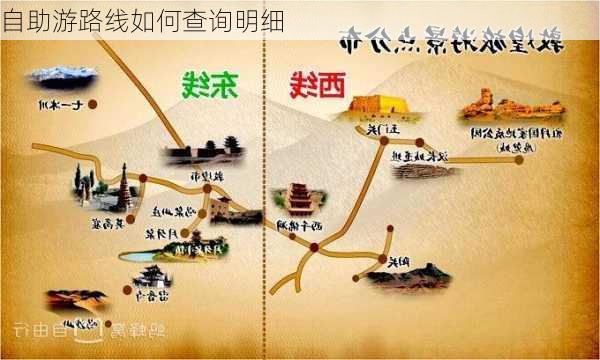 自助游路线如何查询明细