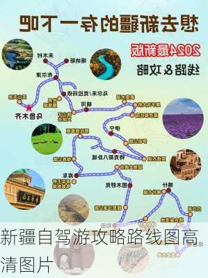 新疆自驾游攻略路线图高清图片