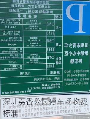 深圳荔香公园停车场收费标准