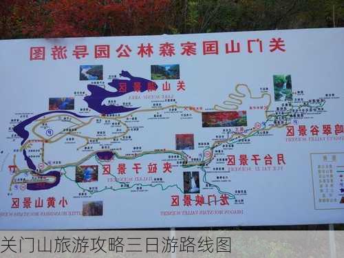 关门山旅游攻略三日游路线图