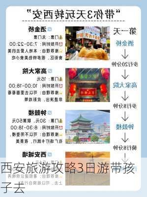 西安旅游攻略3日游带孩子去